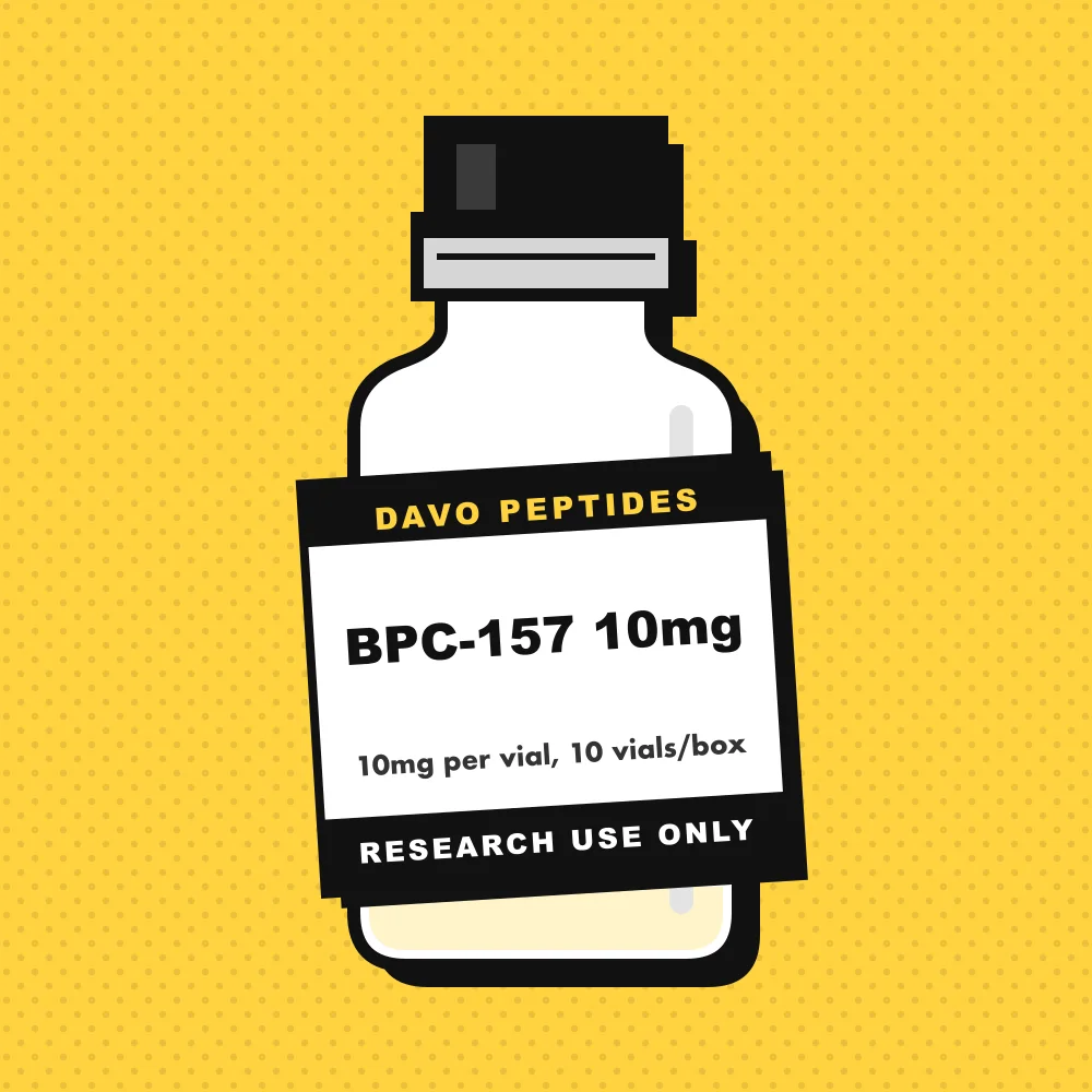 BPC-157 10mg, Davo illustration