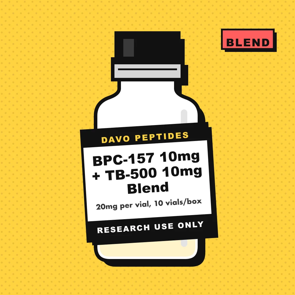 BPC-157 10mg + TB-500 10mg Blend, Davo illustration