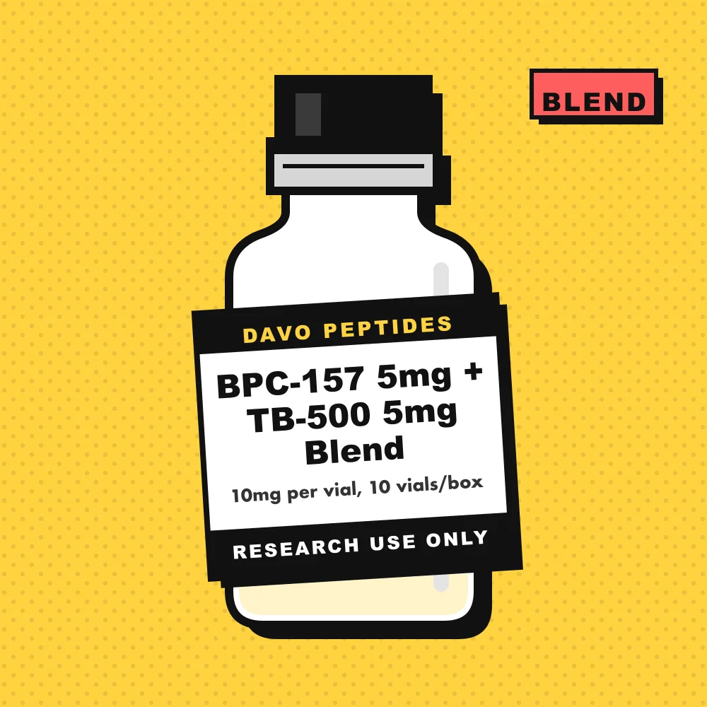 BPC-157 5mg + TB-500 5mg Blend, Davo illustration